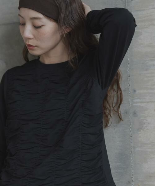 Sonny Label / サニーレーベル Tシャツ | シャーリングデザインプルオーバー | 詳細11