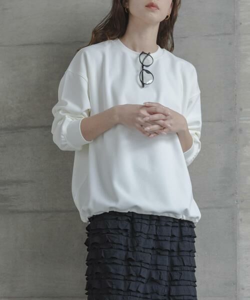 Sonny Label / サニーレーベル Tシャツ | カットジョーゼットドロストプルオーバー | 詳細1