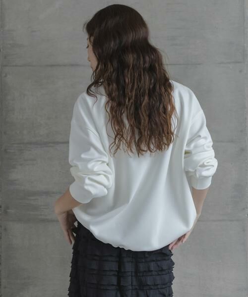 Sonny Label / サニーレーベル Tシャツ | カットジョーゼットドロストプルオーバー | 詳細4