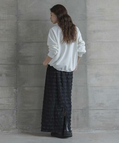 Sonny Label / サニーレーベル Tシャツ | カットジョーゼットドロストプルオーバー | 詳細7