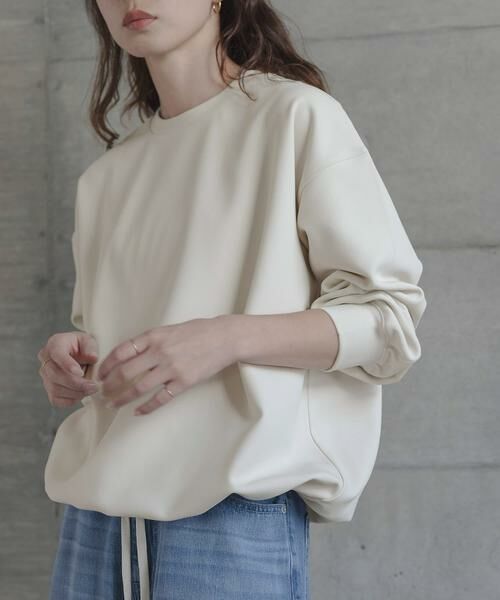 Sonny Label / サニーレーベル Tシャツ | カットジョーゼットドロストプルオーバー | 詳細19