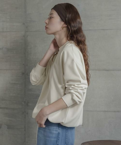 Sonny Label / サニーレーベル Tシャツ | カットジョーゼットドロストプルオーバー | 詳細21