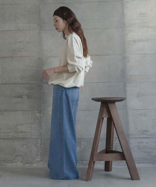 Sonny Label / サニーレーベル Tシャツ | カットジョーゼットドロストプルオーバー | 詳細24