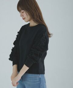 Sonny Label / サニーレーベル スウェット | 『WEB限定』フリルスリーブスウェットプルオーバー