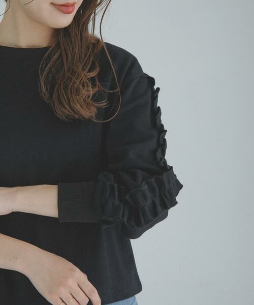 Sonny Label / サニーレーベル スウェット | 『WEB限定』フリルスリーブスウェットプルオーバー | 詳細1