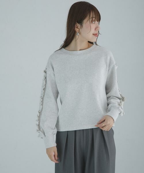 Sonny Label / サニーレーベル スウェット | 『WEB限定』フリルスリーブスウェットプルオーバー | 詳細11