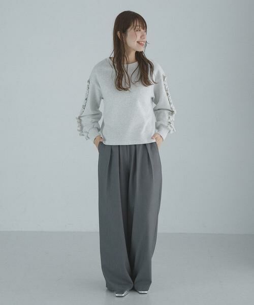 Sonny Label / サニーレーベル スウェット | 『WEB限定』フリルスリーブスウェットプルオーバー | 詳細14