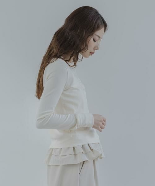 Sonny Label / サニーレーベル Tシャツ | 『WEB限定』裾フリルカットアンサンブル | 詳細3