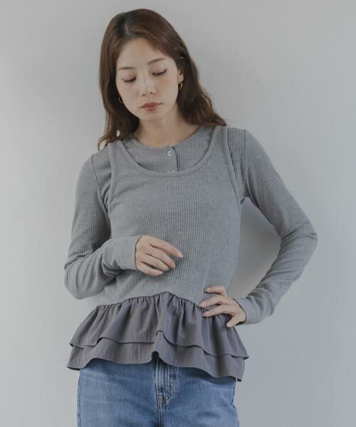 Sonny Label / サニーレーベル Tシャツ | 『WEB限定』裾フリルカットアンサンブル | 詳細21