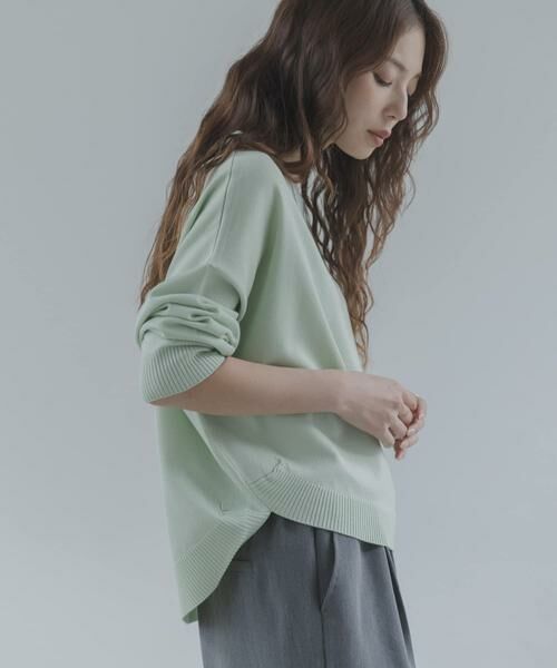 Sonny Label / サニーレーベル ニット・セーター | 『一部WEB限定カラー』アンチピリングコクーンフォルムニット | 詳細1