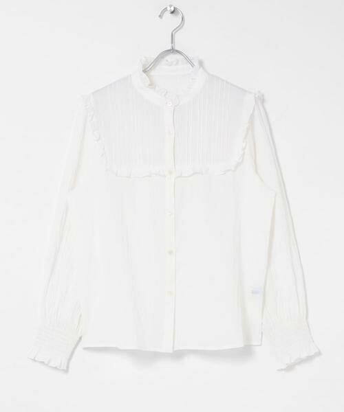 Sonny Label / サニーレーベル シャツ・ブラウス | 『WEB限定』スタンドカラーピンタックフリルシャツ | 詳細8
