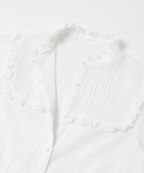 Sonny Label / サニーレーベル シャツ・ブラウス | 『WEB限定』スタンドカラーピンタックフリルシャツ | 詳細9