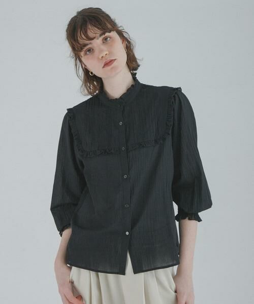 Sonny Label / サニーレーベル シャツ・ブラウス | 『WEB限定』スタンドカラーピンタックフリルシャツ | 詳細16