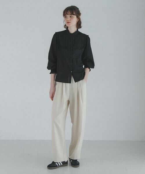 Sonny Label / サニーレーベル シャツ・ブラウス | 『WEB限定』スタンドカラーピンタックフリルシャツ | 詳細19