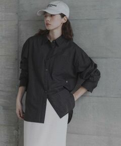 Sonny Label / サニーレーベル シャツ・ブラウス | ドビーチェックアシメシャツ