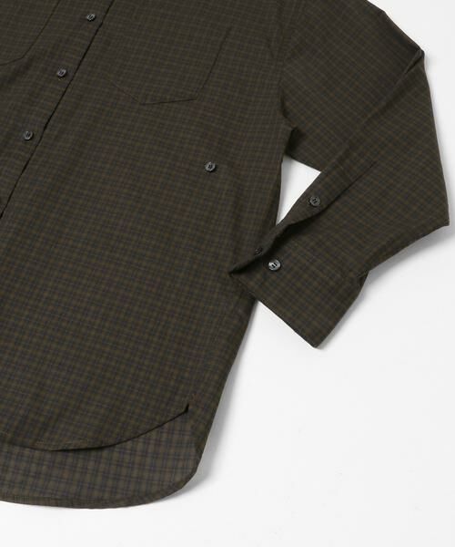 Sonny Label / サニーレーベル シャツ・ブラウス | ドビーチェックアシメシャツ | 詳細10