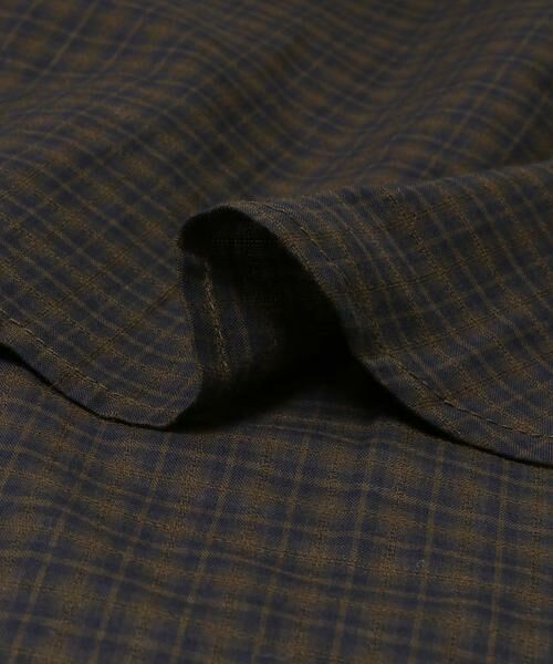 Sonny Label / サニーレーベル シャツ・ブラウス | ドビーチェックアシメシャツ | 詳細12