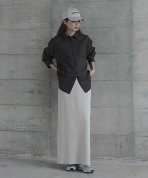 Sonny Label / サニーレーベル シャツ・ブラウス | ドビーチェックアシメシャツ | 詳細5