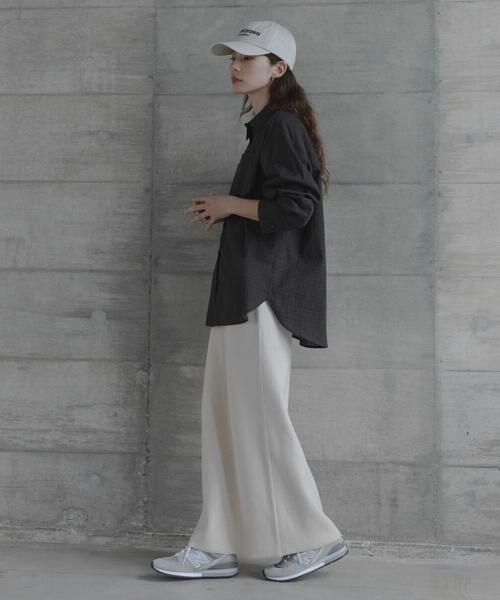 Sonny Label / サニーレーベル シャツ・ブラウス | ドビーチェックアシメシャツ | 詳細6