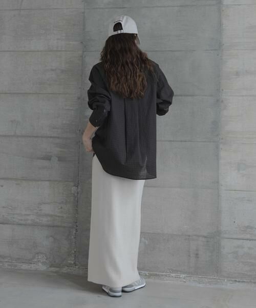 Sonny Label / サニーレーベル シャツ・ブラウス | ドビーチェックアシメシャツ | 詳細7