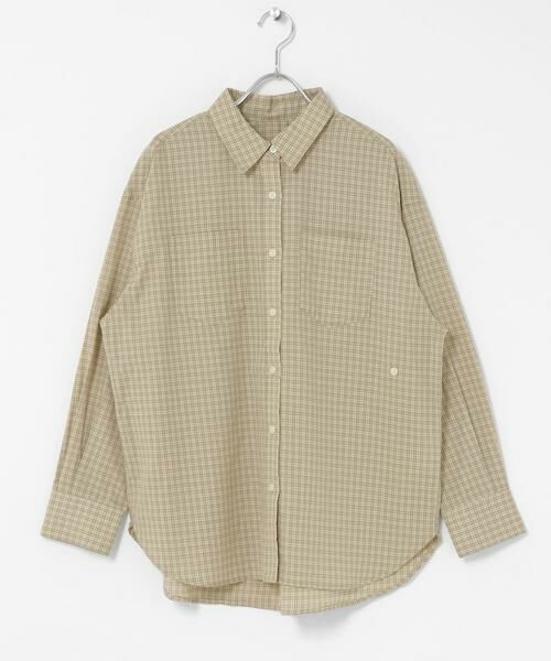 Sonny Label / サニーレーベル シャツ・ブラウス | ドビーチェックアシメシャツ | 詳細30