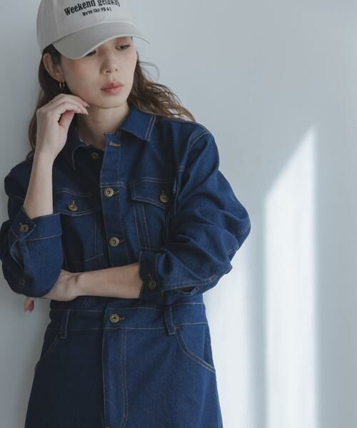 Sonny Label / サニーレーベル ワンピース | デニムジャンパースカート | 詳細2