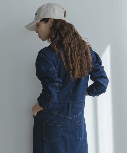 Sonny Label / サニーレーベル ワンピース | デニムジャンパースカート | 詳細5
