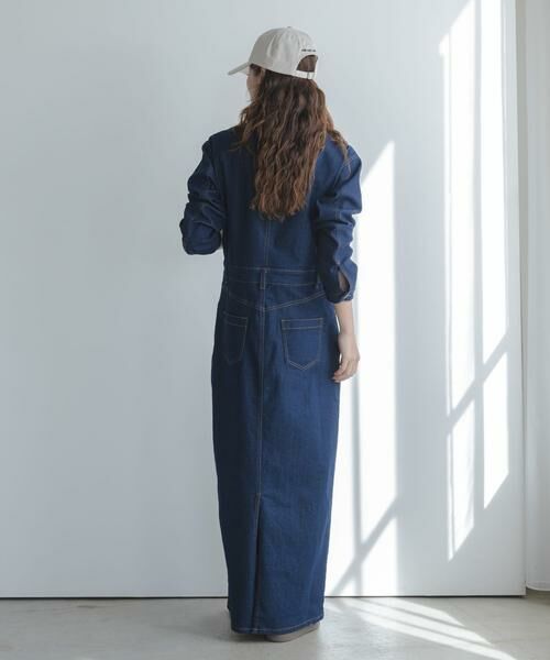 Sonny Label / サニーレーベル ワンピース | デニムジャンパースカート | 詳細8