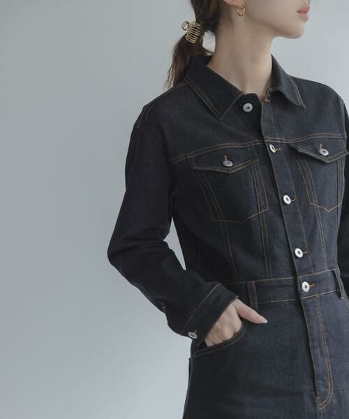 Sonny Label / サニーレーベル ワンピース | デニムジャンパースカート | 詳細16