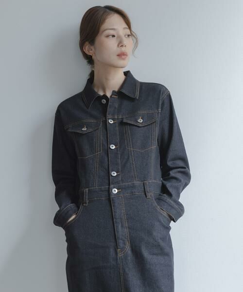 Sonny Label / サニーレーベル ワンピース | デニムジャンパースカート | 詳細17