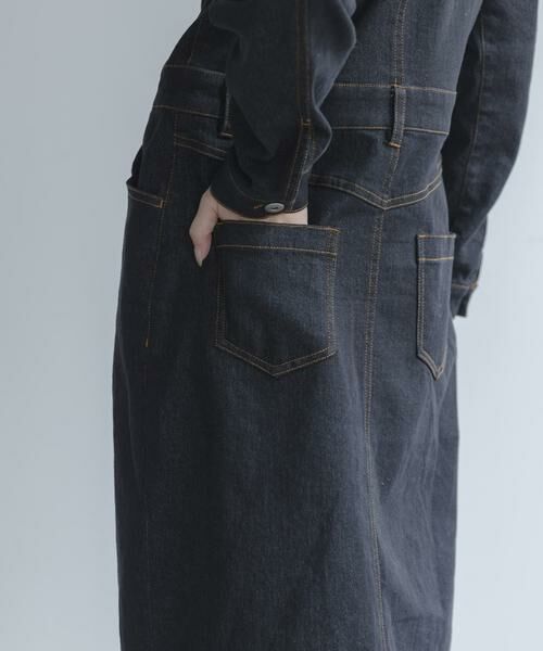 Sonny Label / サニーレーベル ワンピース | デニムジャンパースカート | 詳細20