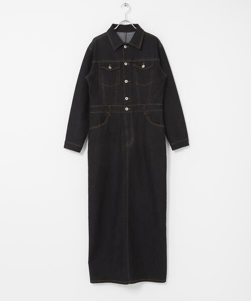 Sonny Label / サニーレーベル ワンピース | デニムジャンパースカート | 詳細24