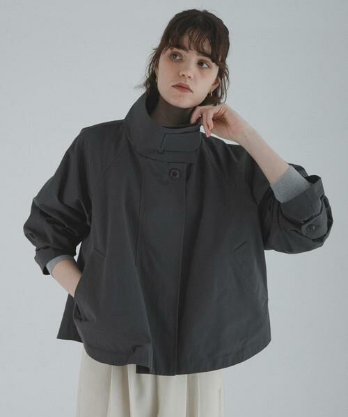 Sonny Label / サニーレーベル その他アウター | 撥水バックフレアスタンドカラーコート | 詳細11