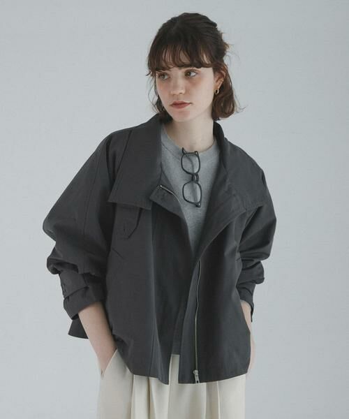 Sonny Label / サニーレーベル その他アウター | 撥水バックフレアスタンドカラーコート | 詳細12