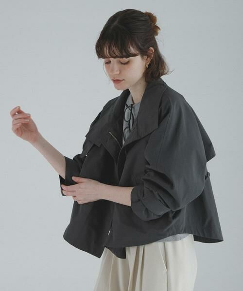 Sonny Label / サニーレーベル その他アウター | 撥水バックフレアスタンドカラーコート | 詳細13