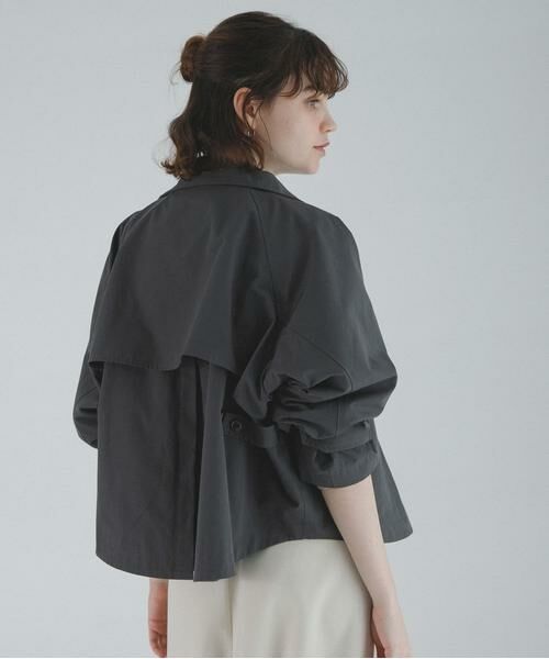 Sonny Label / サニーレーベル その他アウター | 撥水バックフレアスタンドカラーコート | 詳細14