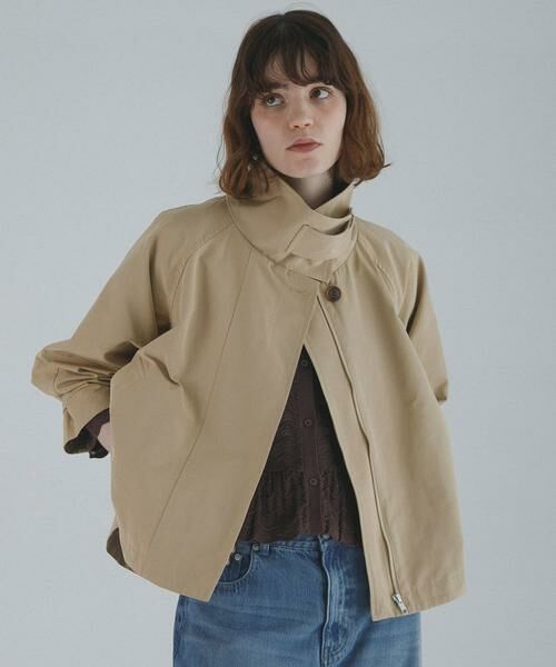 Sonny Label / サニーレーベル その他アウター | 撥水バックフレアスタンドカラーコート | 詳細20