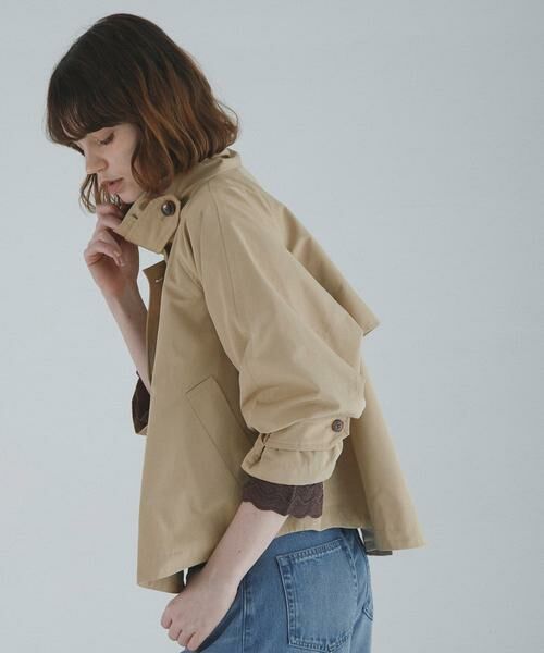 Sonny Label / サニーレーベル その他アウター | 撥水バックフレアスタンドカラーコート | 詳細21