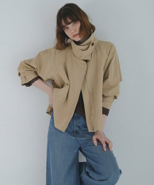 Sonny Label / サニーレーベル その他アウター | 撥水バックフレアスタンドカラーコート | 詳細23