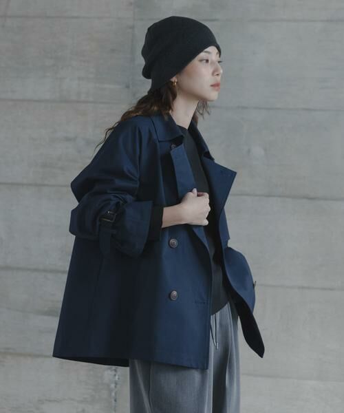 Sonny Label / サニーレーベル トレンチコート | 撥水ショートトレンチコート | 詳細4