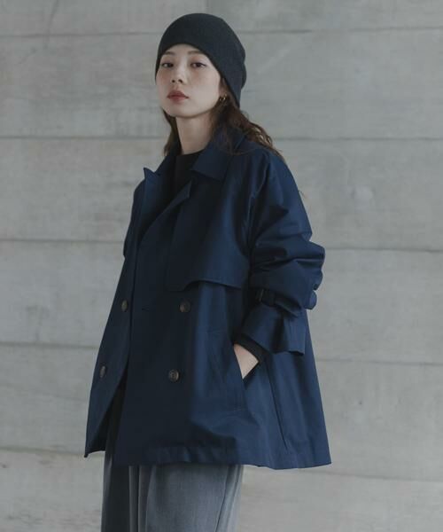 Sonny Label / サニーレーベル トレンチコート | 撥水ショートトレンチコート | 詳細6