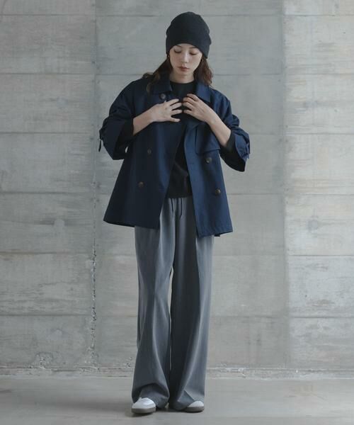 Sonny Label / サニーレーベル トレンチコート | 撥水ショートトレンチコート | 詳細7