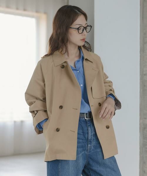 Sonny Label / サニーレーベル トレンチコート | 撥水ショートトレンチコート | 詳細17