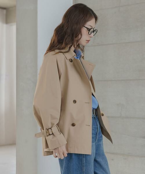 Sonny Label / サニーレーベル トレンチコート | 撥水ショートトレンチコート | 詳細18