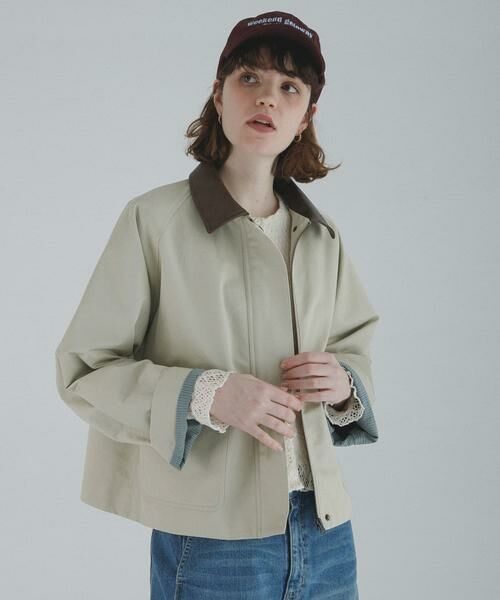 Sonny Label / サニーレーベル その他アウター | 異素材衿ショートジャケット | 詳細3