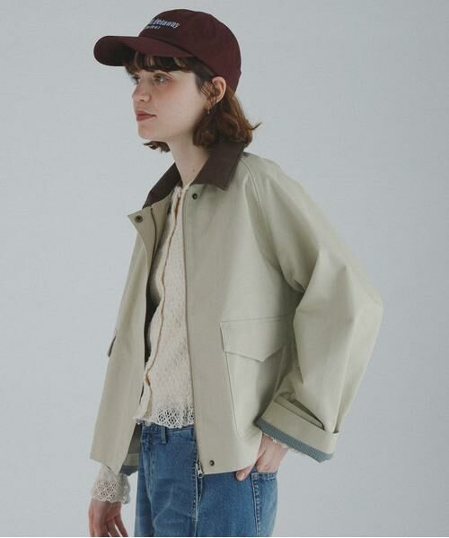 Sonny Label / サニーレーベル その他アウター | 異素材衿ショートジャケット | 詳細4