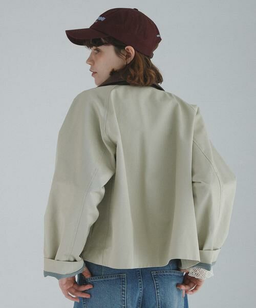 Sonny Label / サニーレーベル その他アウター | 異素材衿ショートジャケット | 詳細5