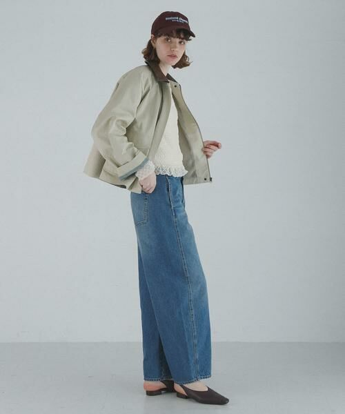 Sonny Label / サニーレーベル その他アウター | 異素材衿ショートジャケット | 詳細7