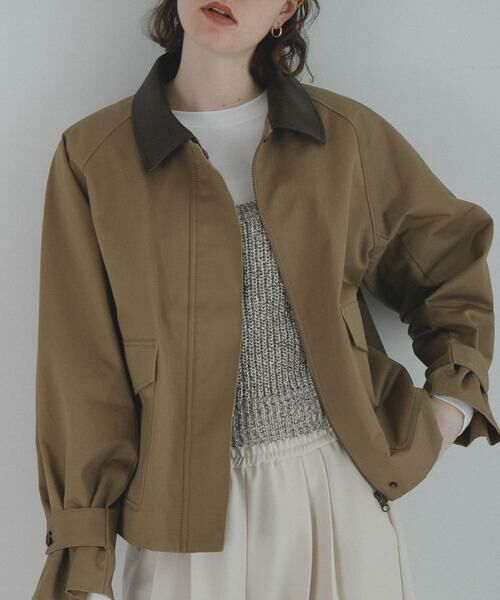 Sonny Label / サニーレーベル その他アウター | 異素材衿ショートジャケット | 詳細10