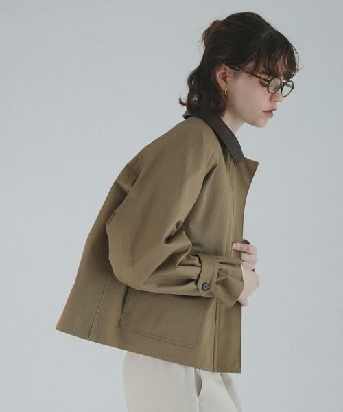 Sonny Label / サニーレーベル その他アウター | 異素材衿ショートジャケット | 詳細14
